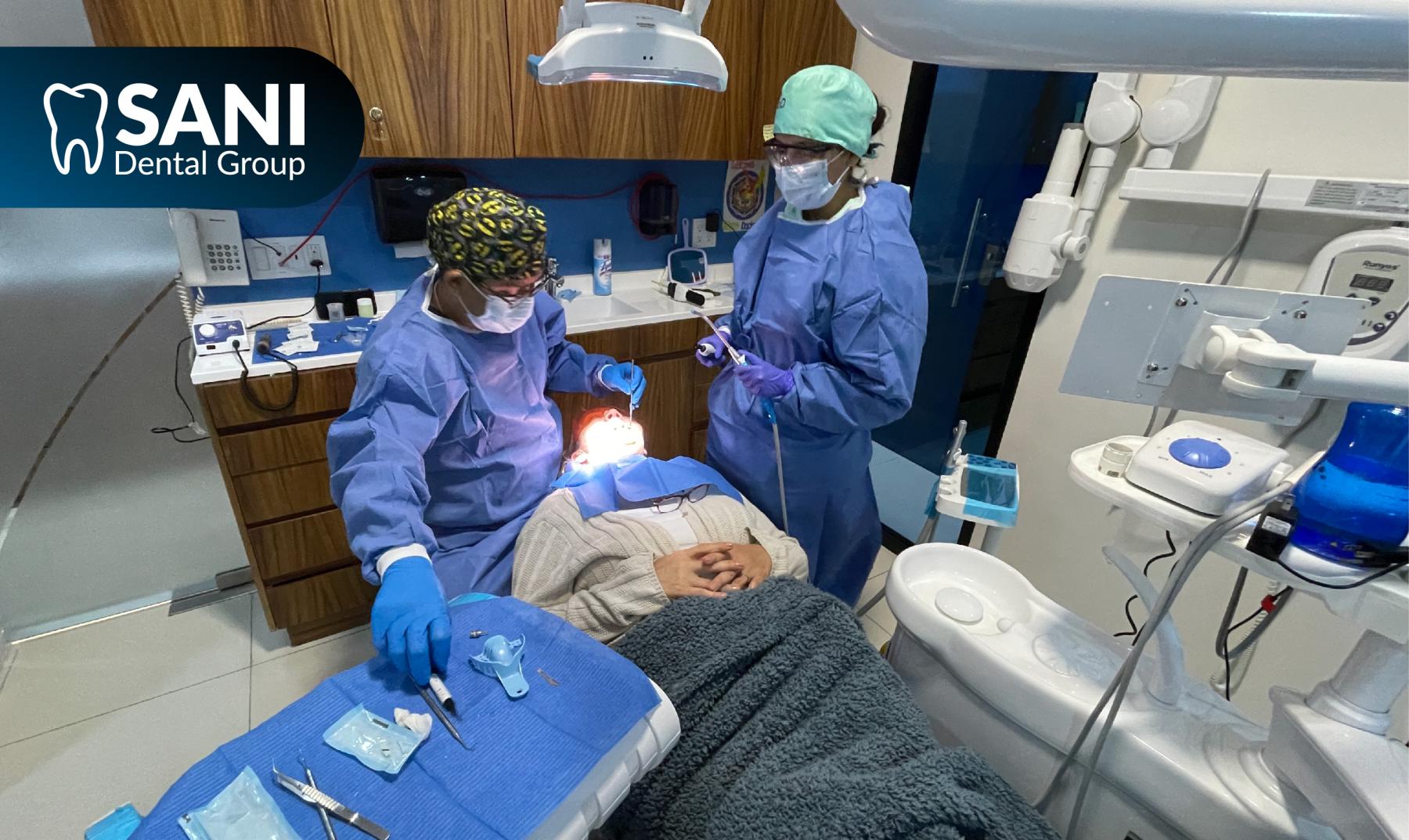 Sani-dental-group-best-all-on-cancun-mexico American patient getting All on 4 in Cancun Mexico at Sani Dental Group